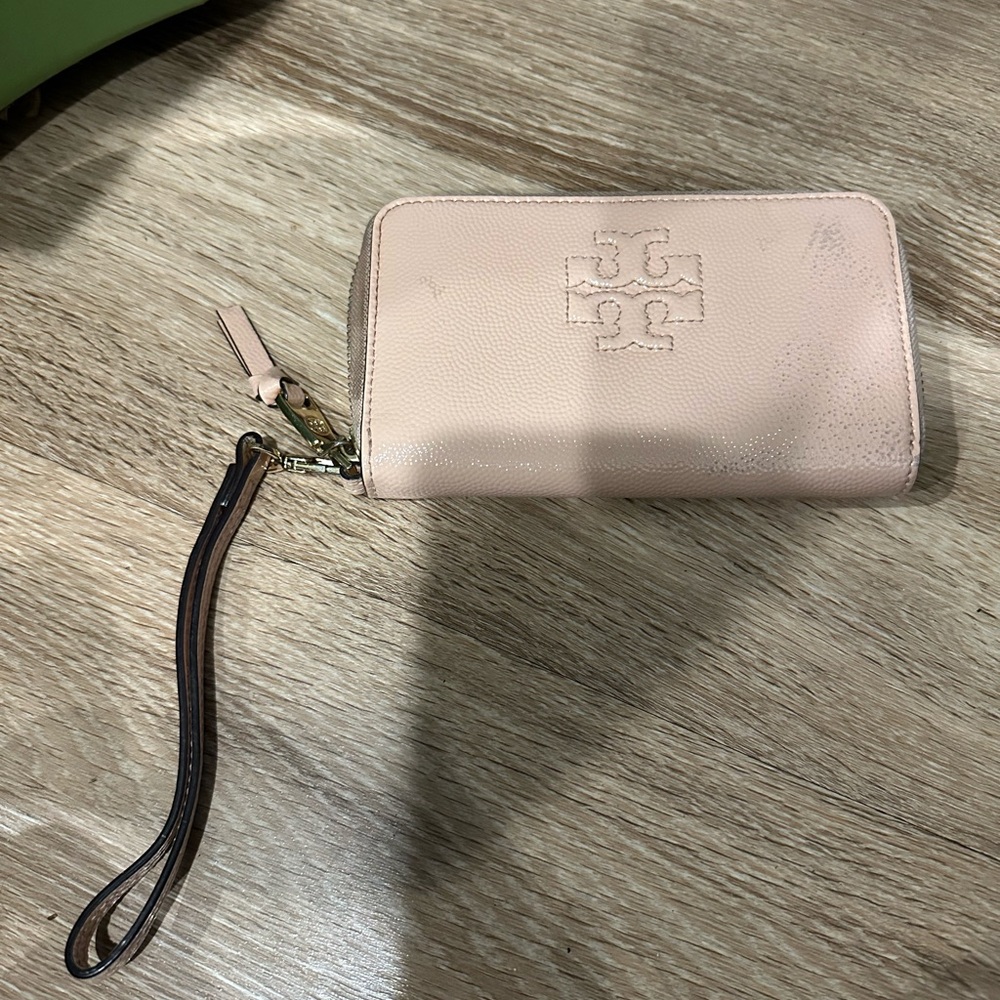 Tory Burch Blush Pink Wristlet